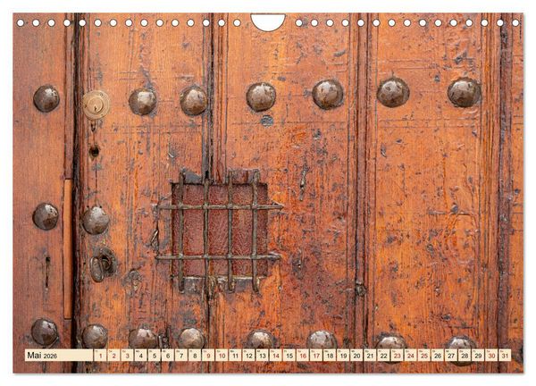 Produktbild: Andalusische T&uuml;ren (Wandkalender 2026 DIN A4 quer), CALVENDO Monatskalender