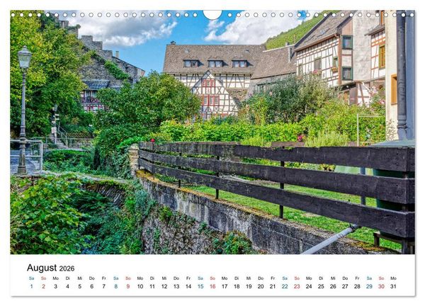 Produktbild: Bacharach - Fachwerkromantik am Rhein (Wandkalender 2026 DIN A3 quer), CALVENDO Monatskalender