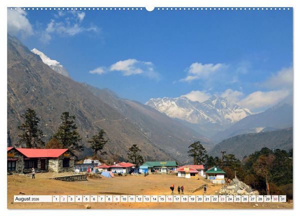 Produktbild: Traumtrekking in NEPAL (Wandkalender 2026 DIN A2 quer), CALVENDO Monatskalender