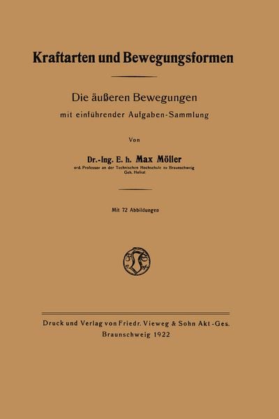 Produktbild: Kraftarten und Bewegungsformen