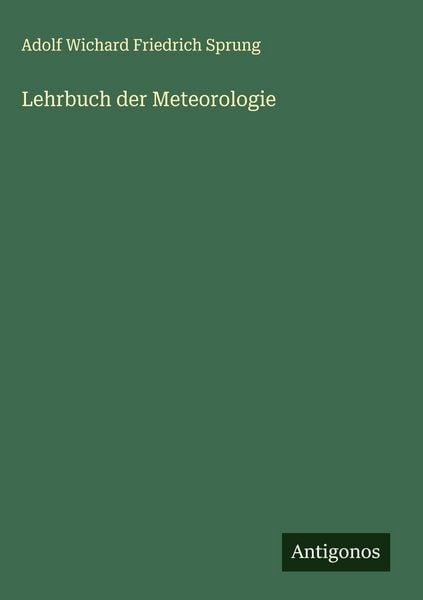Produktbild: Lehrbuch der Meteorologie