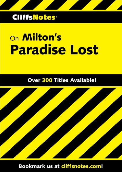 Produktbild: CliffsNotes on Milton's Paradise Lost