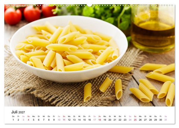Produktbild: Zwischen Herd und Herz - Stimmungsvolle K&uuml;chenmomente f&uuml;r das ganze Jahr (hochwertiger Premium Wandkalender 2027 DIN A2 quer), Kunstdruck in Hochglanz