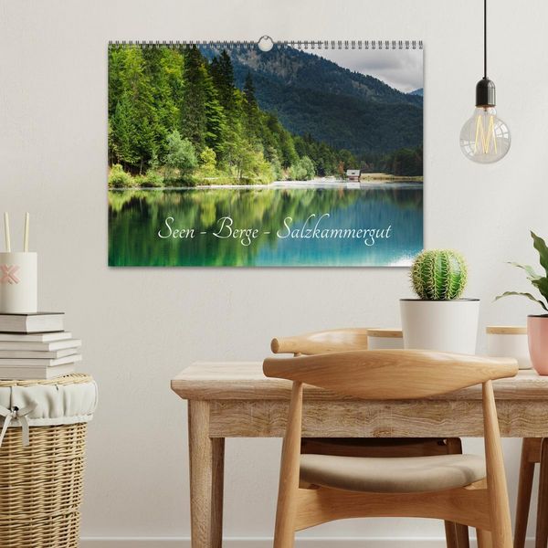 Produktbild: Seen - Berge - Salzkammergut (Wandkalender 2026 DIN A3 quer), CALVENDO Monatskalender