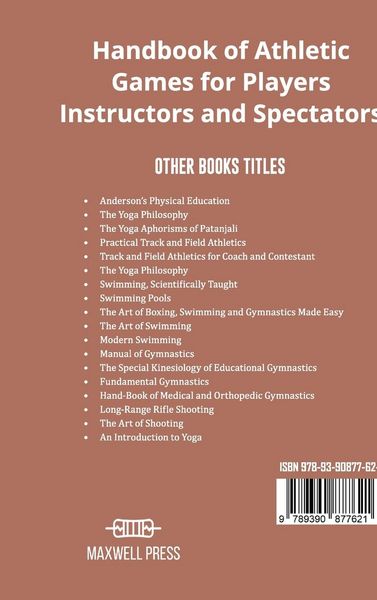 Produktbild: Handbook of Athletic Games for Players, Instructors, and Spectators