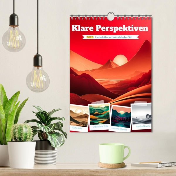 Produktbild: Klare Perspektiven (Wandkalender 2026 DIN A4 hoch), CALVENDO Monatskalender