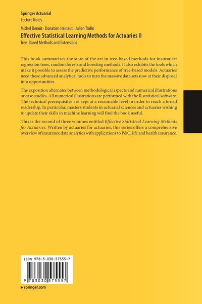 Produktbild: Effective Statistical Learning Methods for Actuaries II