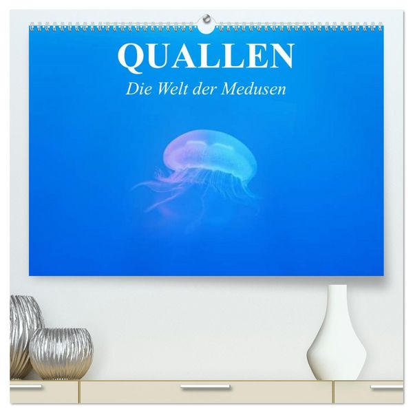 Quallen. Die Welt der Medusen (hochwertiger Premium Wandkalender 2026 DIN A2 quer), Kunstdruck in Hochglanz