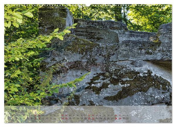 Produktbild: Felsenburg Rotenhan (hochwertiger Premium Wandkalender 2026 DIN A2 quer), Kunstdruck in Hochglanz