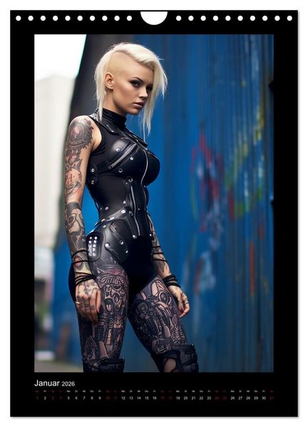 Produktbild: Cybergirls (Wandkalender 2026 DIN A4 hoch), CALVENDO Monatskalender