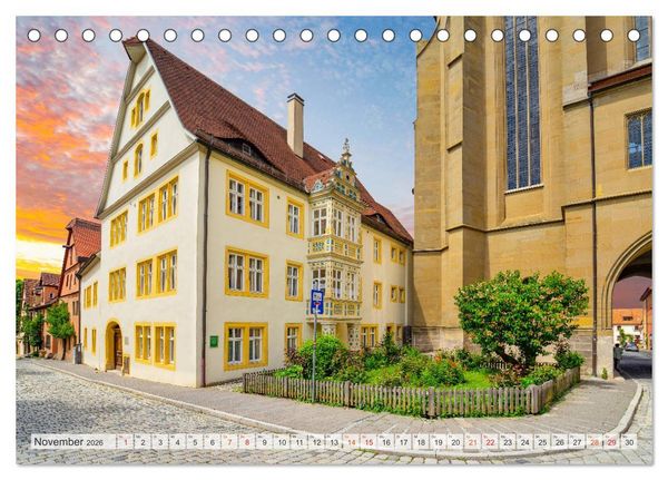 Produktbild: Rothenburg ob der Tauber Impressionen (Tischkalender 2026 DIN A5 quer), CALVENDO Monatskalender