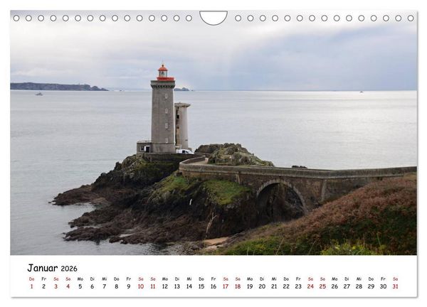 Produktbild: Bretagne. D&eacute;partement Finist&egrave;re - C&ocirc;te des Abers (Wandkalender 2026 DIN A4 quer), CALVENDO Monatskalender