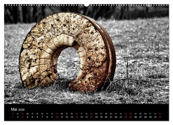 Produktbild: schwarz/wei&szlig; trifft farbe (hochwertiger Premium Wandkalender 2026 DIN A2 quer), Kunstdruck in Hochglanz