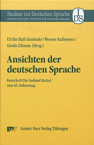 Produktbild: Ansichten der deutschen Sprache