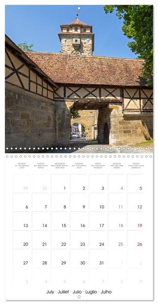 Produktbild: Rothenburg ob der Tauber - Medieval town in Germany (Wall Calendar 2026 12 &times; 12 Inch) CALVENDO 12 Month Wall Calendar