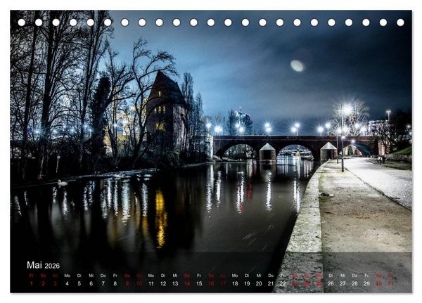 Produktbild: Frankfurt city view (Tischkalender 2026 DIN A5 quer), CALVENDO Monatskalender