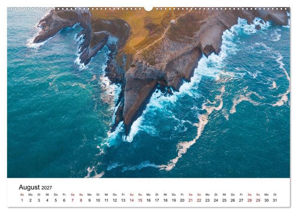 Produktbild: &Uuml;ber den Wolken - Spektakul&auml;re Luftaufnahmen (Wandkalender 2027 DIN A2 quer), CALVENDO Monatskalender