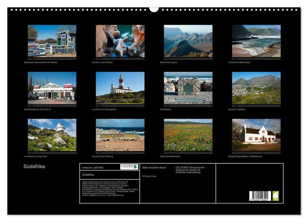 Produktbild: S&uuml;dafrika (Wandkalender 2027 DIN A2 quer), CALVENDO Monatskalender