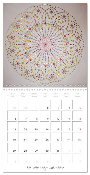 Produktbild: Sacred Geometry Healing (Wall Calendar 2026 12 &times; 12 Inch) CALVENDO 12 Month Wall Calendar