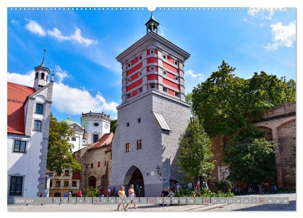 Produktbild: Augsburg und Umgebung (Wandkalender 2027 DIN A2 quer), CALVENDO Monatskalender