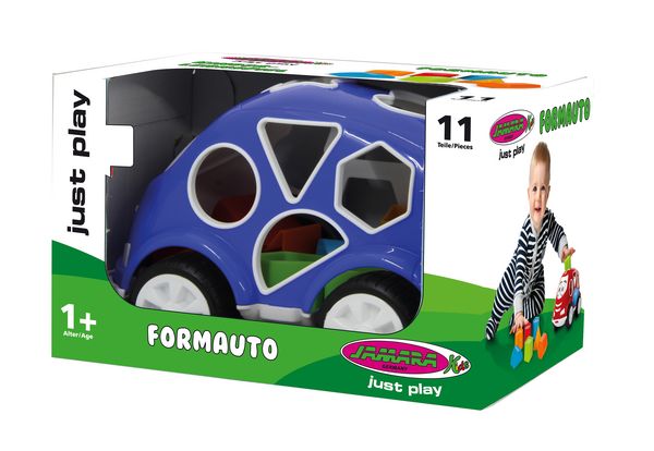 Produktbild: Jamara - Kinderlernspiel Formauto blau