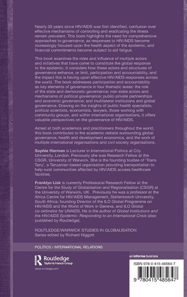 Produktbild: Governance of HIV/AIDS