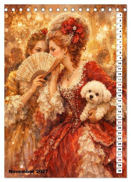 Produktbild: Glanz des Rokoko (Tischkalender 2027 DIN A5 hoch), CALVENDO Monatskalender