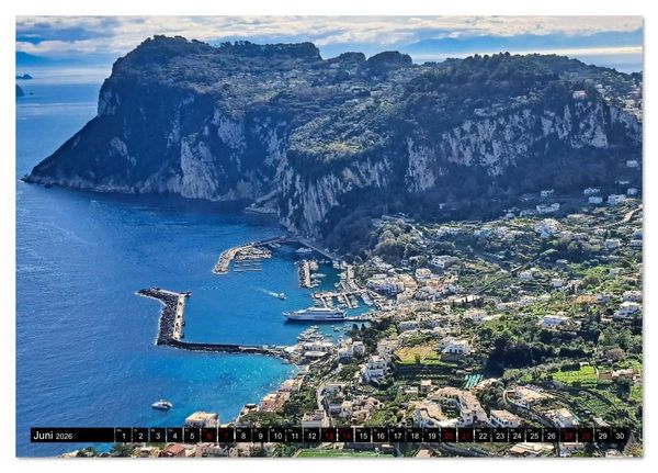 Produktbild: Faszinierendes Capri (Tischkalender 2026 DIN A5 quer), CALVENDO Monatskalender