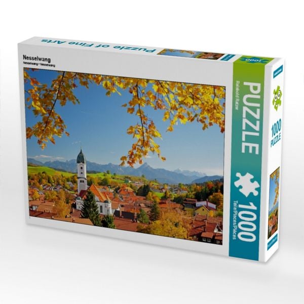 CALVENDO Puzzle Nesselwang | 1000 Teile Lege-Größe 64x48cm Foto-Puzzle für glückliche Stunden