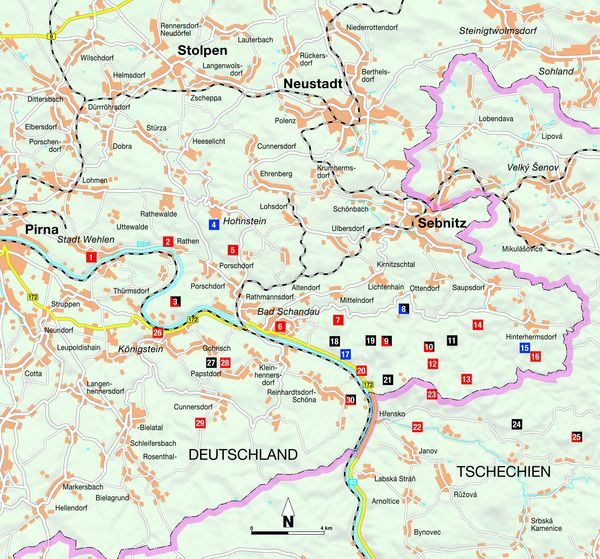 Produktbild: Wandertouren f&uuml;r Langschl&auml;fer S&auml;chsische Schweiz