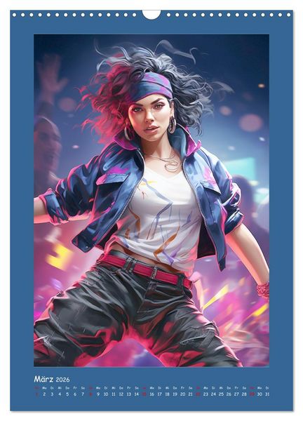 Produktbild: Urban Dancer. Streetstyle-Szene-Illustrationen (Wandkalender 2026 DIN A3 hoch), CALVENDO Monatskalender