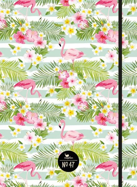 Produktbild: Notizbuch No. 47 - Flamingos