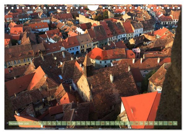Produktbild: Zauberhaftes Sibiu - Die Perle Siebenb&uuml;rgens in Rum&auml;nien (Wandkalender 2026 DIN A4 quer), CALVENDO Monatskalender