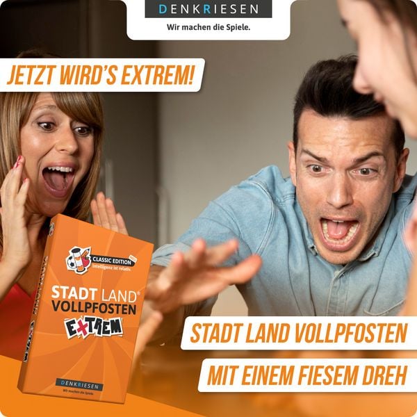 Produktbild: DENKRIESEN - STADT LAND VOLLPFOSTEN&reg; - Extrem - CLASSIC EDITION - "Intelligenz i