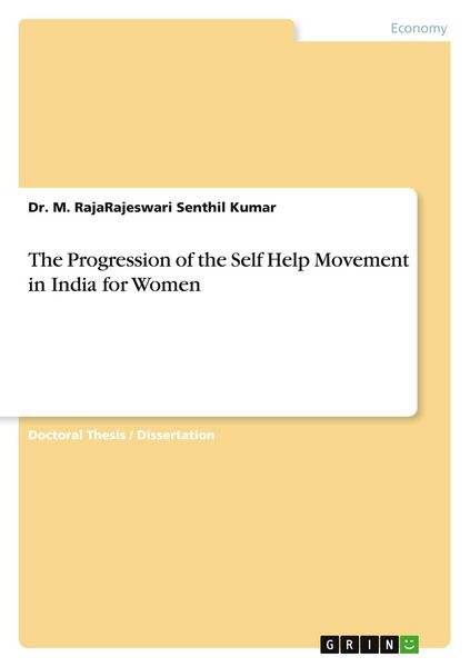 Produktbild: The Progression of the Self Help Movement in India for Women