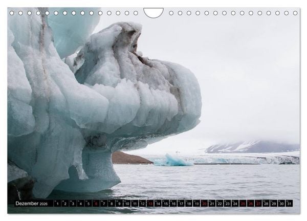 Produktbild: Spitzbergen - Arktische Impressionen (Wandkalender 2026 DIN A4 quer), CALVENDO Monatskalender