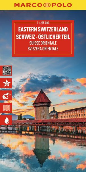 Produktbild: MARCO POLO Reisekarte Schweiz 02 &Ouml;stlicher Teil 1:225.000