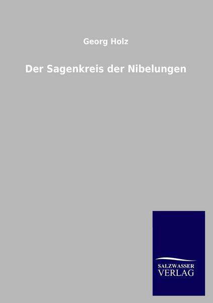 Produktbild: Der Sagenkreis der Nibelungen