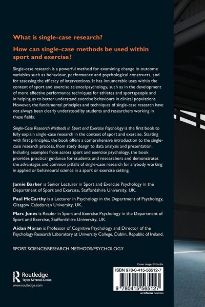 Produktbild: Single-Case Research Methods in Sport and Exercise Psychology
