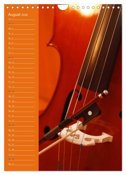 Produktbild: Geliebtes Cello (Wandkalender 2026 DIN A4 hoch), CALVENDO Monatskalender