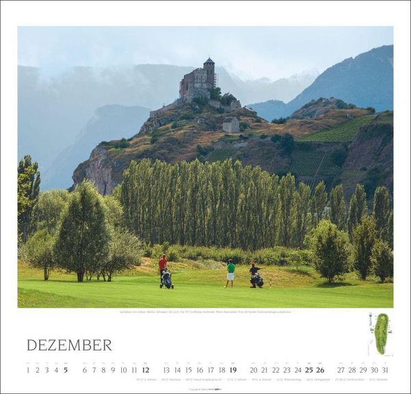 Produktbild: Golf Kalender 2027