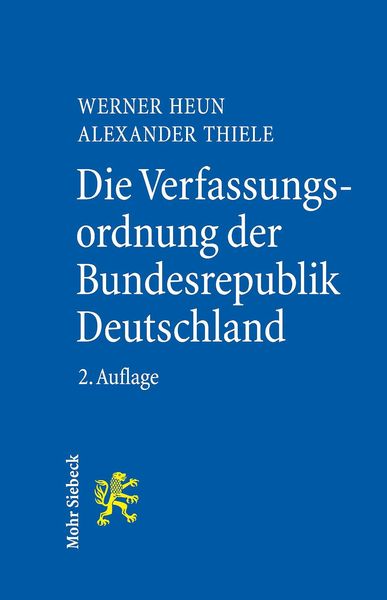 Produktbild: Die Verfassungsordnung der Bundesrepublik Deutschland