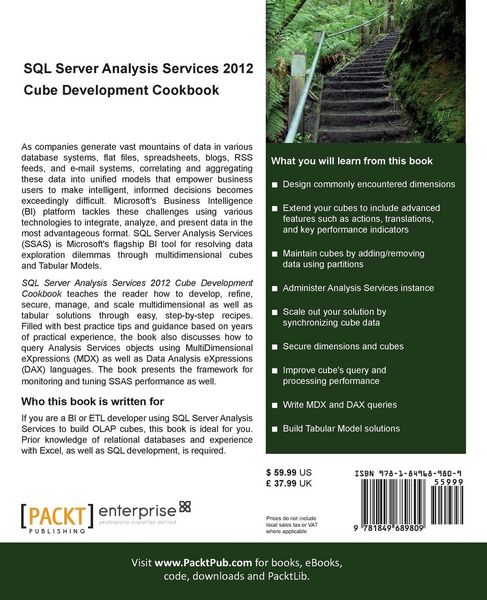 Produktbild: SQL Server Analysis Services 2012 Cube Development Cookbook