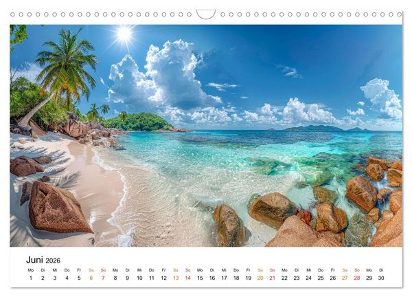 Produktbild: Mein Strand - ein Traum (Wandkalender 2026 DIN A3 quer), CALVENDO Monatskalender