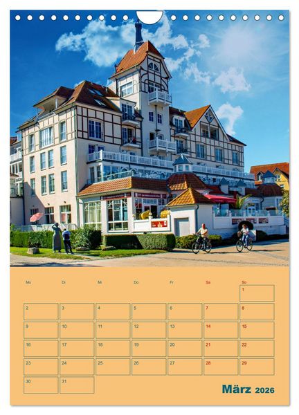 Produktbild: Ostseebad K&uuml;hlungsborn Terminplaner (Wandkalender 2026 DIN A4 hoch), CALVENDO Monatskalender