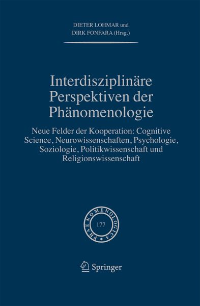 Produktbild: Interdisziplin&auml;re Perspektiven der Ph&auml;nomenologie