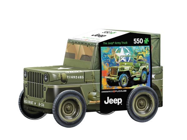Produktbild: Armee Jeep Puzzledose 550 Teile