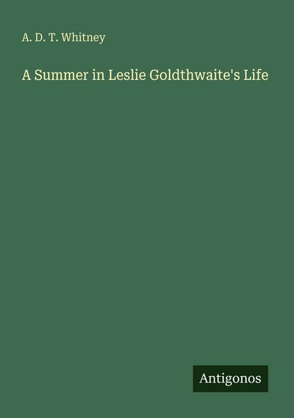 Produktbild: A Summer in Leslie Goldthwaite's Life
