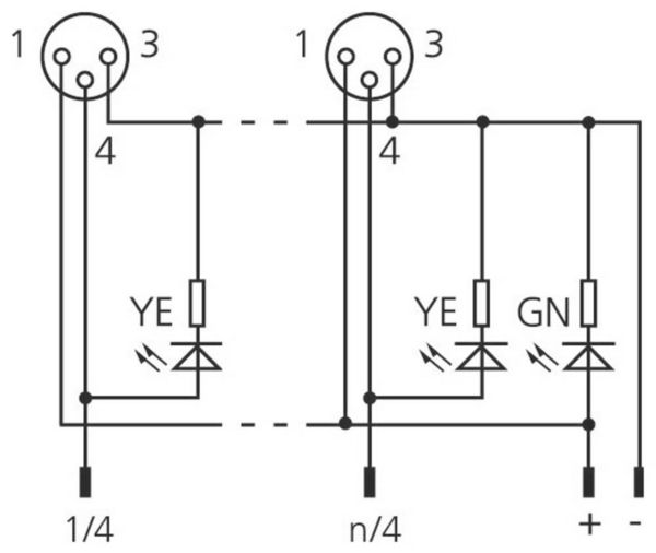 Produktbild: Escha 8I/OM8-3P2C-5/S370 8061796 Sensor/Aktorbox passiv M8-Verteiler mit Metallgewinde 1St.