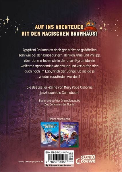 Produktbild: Das magische Baumhaus (Comic-Buchreihe, Band 3) - Das Geheimnis der Mumie